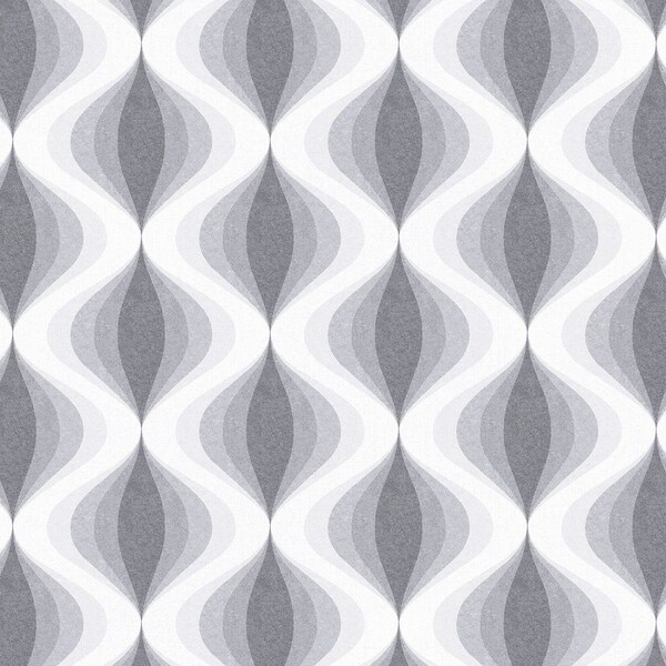 Manhattan Comfort Niort, Vinyl Turbine Twist Wallpaper, 205 In X 33 Ft = 56 Sq Ft Niort - main